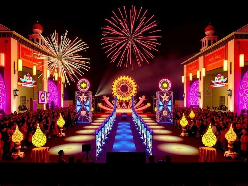 Hoops Challenge IN Diwali event with fireworks and lights